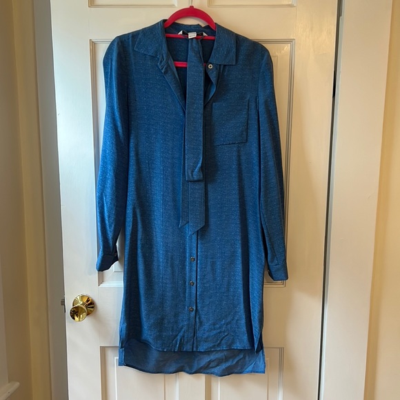 Silk Shift Dress - Picture 1 of 3